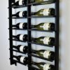 Black Wine Rack, Wine Shelf, Metal Wine Rack, Steel Wine Rack, Wine Storage Rack, Wine Holder, 12 Bottles