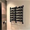 black wine rack