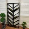 Industrial wine rack