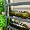 Black wine rack, wine rack, wine rack wall mounted