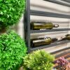 Black wine rack, wine rack, wine rack wall mounted