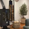 firewood rack wall mounted
