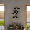 Wall hanging wine rack