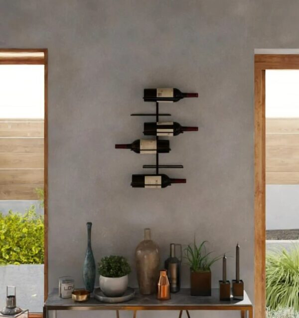 Wall hanging wine rack