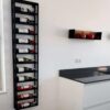 Black wine rack