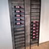 Wall Mounted Wine Rack Black