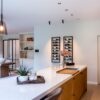 wall wine rack black