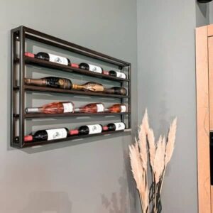 modern wine rack